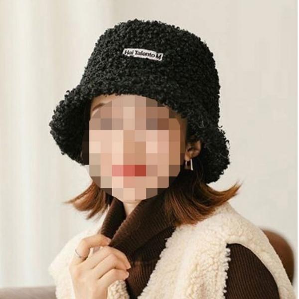 LW 뽀글이 램스울 버킷햇 겨울 방한 도톰 벙거지 모자