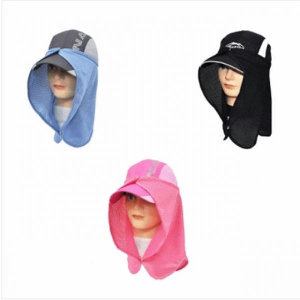 백장미 러브햇빛가리게-햇빛가리개 부착형 모자