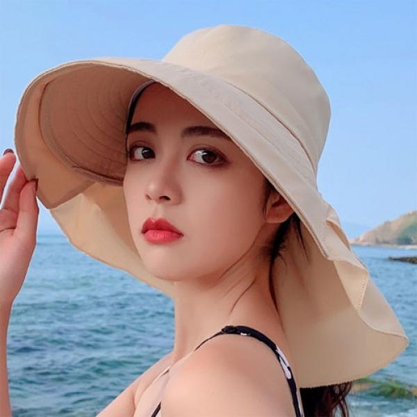 은창]특가세일 한정수량 투 레이어 백 쉐이드 선캡 벙거지 모자 선캡 모자 썬캡 여름 왕골 여름 자외선차단