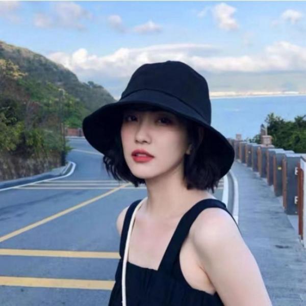 여성 데일리 무지 벙거지 버킷햇 모자 2종 세트