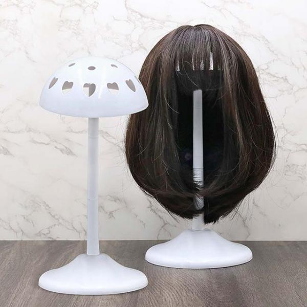 통풍 가발 거치대 걸이 스탠드 가짜머리 보관 받침대 통가발 헤어 정리 모자 보관 테이블 거치 홀더 용품