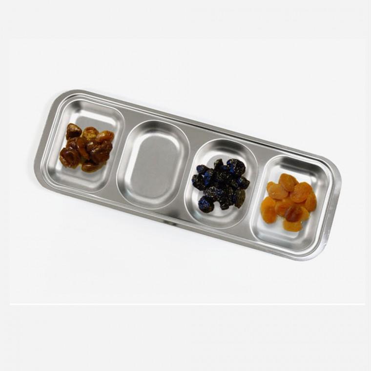 킹센스 3구 스텐 반찬접시 간식접시