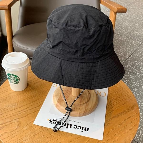 고리달린 접이식 초경량 벙거지 모자 휴대용 버킷햇