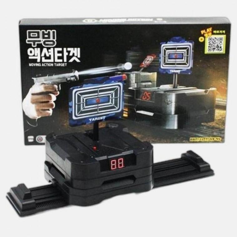 액션 무빙 타겟 자동점수판 슈팅 맞추기 놀이 총게임