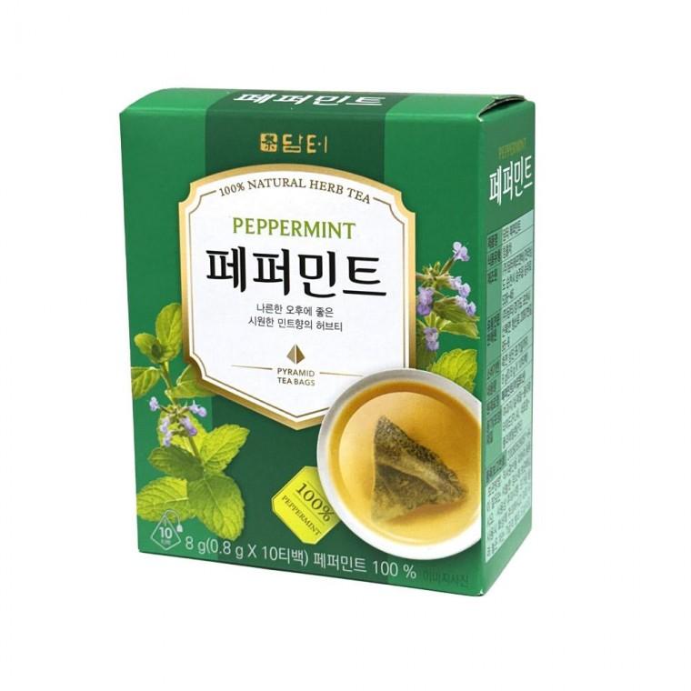 담터 민트향 허브티 시원한 페퍼민트 티 차 10T 티백