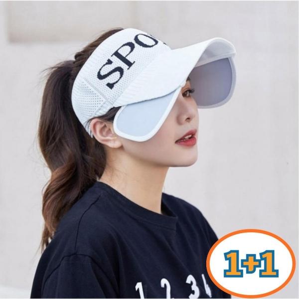(2개) 여성 사이드 챙조절 골프모자 캐주얼 썬캡 스포츠 야구 모자