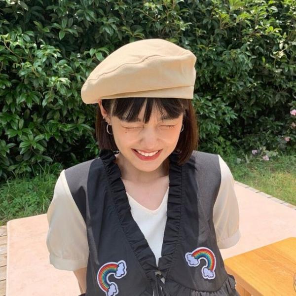 패션베레모 캐주얼모자 데일리 홍대패션 컬러모자