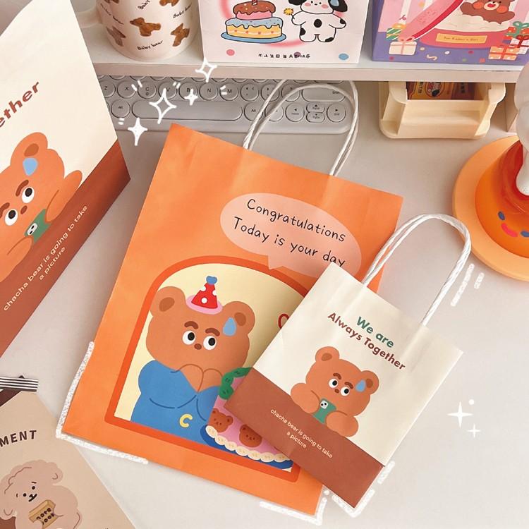 투사이즈 종이 쇼핑백 스몰 작은 선물 생일 구디백 가방