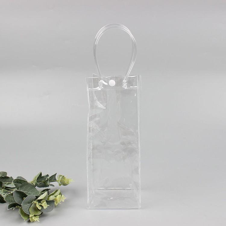 투명 와인백 10x10cm pvc 쇼핑백 비닐 선물 술병