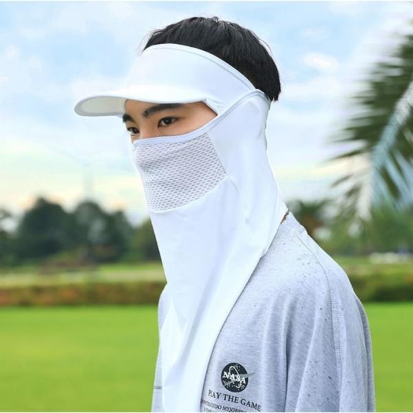 메쉬귀덮는스포츠쿨마스크모자 햇빛차단 쿨링 풀커버