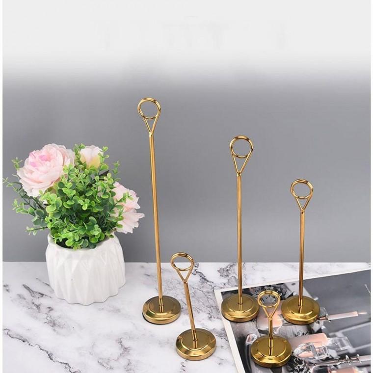 메탈 가격표꽂이 1P 스탠드 종이 메모지 홀더 20cm