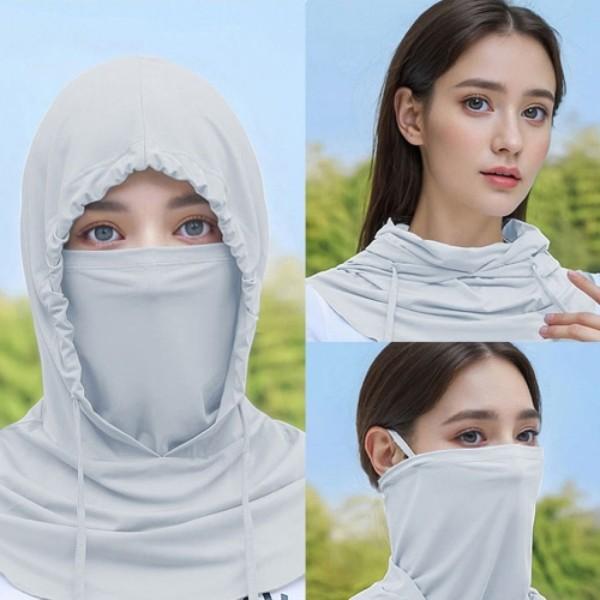 다양하게 활용하는 쿨링 후드넥가드 자외선 차단 스포츠마스크 골프 등산 낚시
