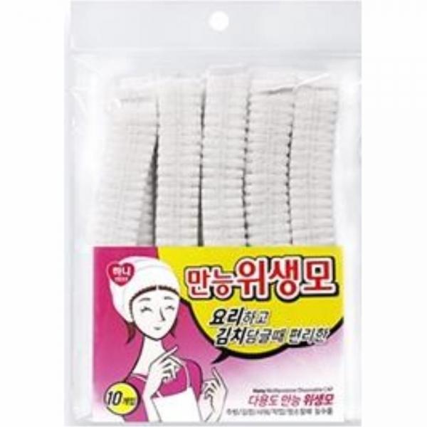 일회용 만능 위생모 10매 주방모자 조리사모자 조리모