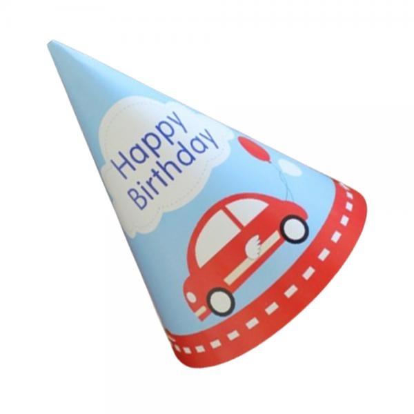 생일 축하 고깔 모자 자동차 생일 파티 용품 파티햇