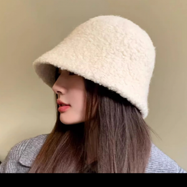 뽀글이 버킷햇 양털모자 양털벙거지모자