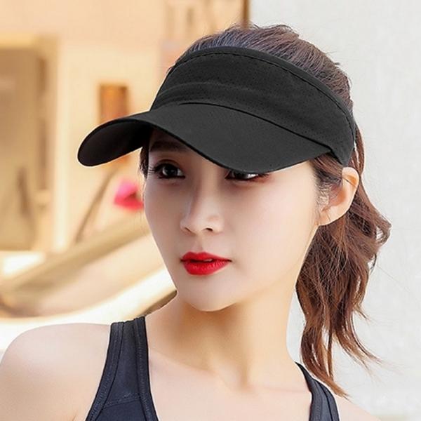 여성 캐주얼 메쉬 스포츠 썬캡 골프모자