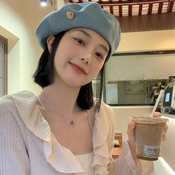 아트 청 베레모   베레모자 빵모자 화가모자 여름모자 가을 모자 바캉스 자외선 차단