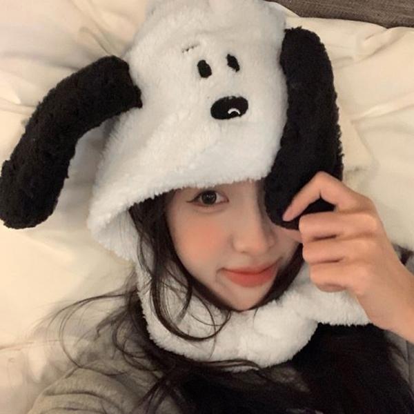 퍼피귀도리모자 인싸템 겨울 강아지 털 방한 트루퍼햇