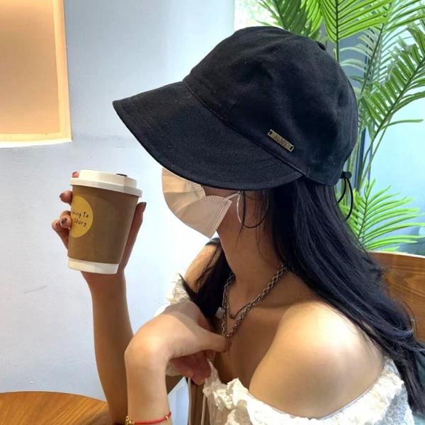사계절 조임끈청캡 야구모자 청모자 여성 여자 모자 버킷햇