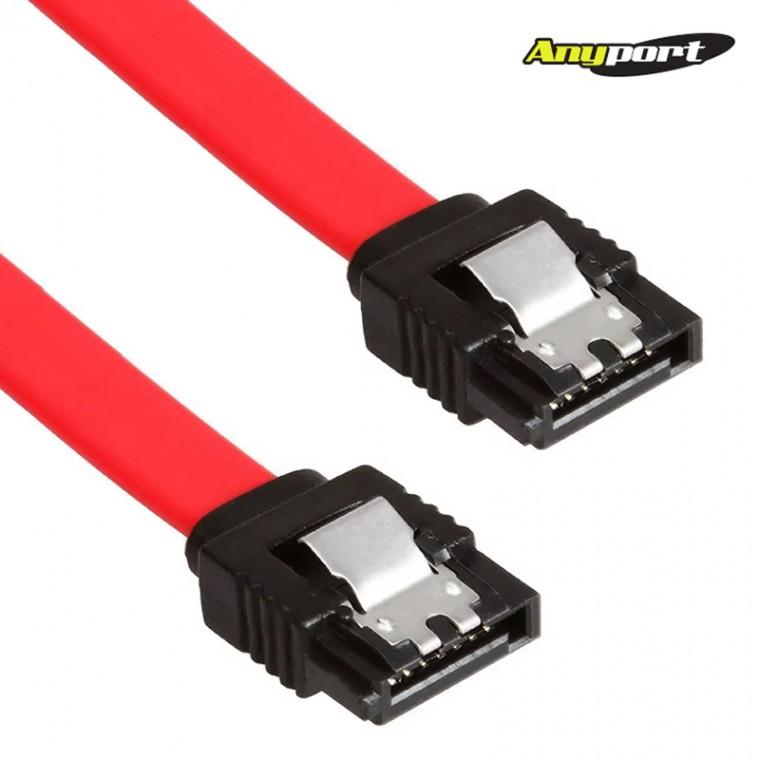 [애니포트] SATA3 ㅡ자 CABLE 6Gbps(600MB/s) 50CM SATA305F