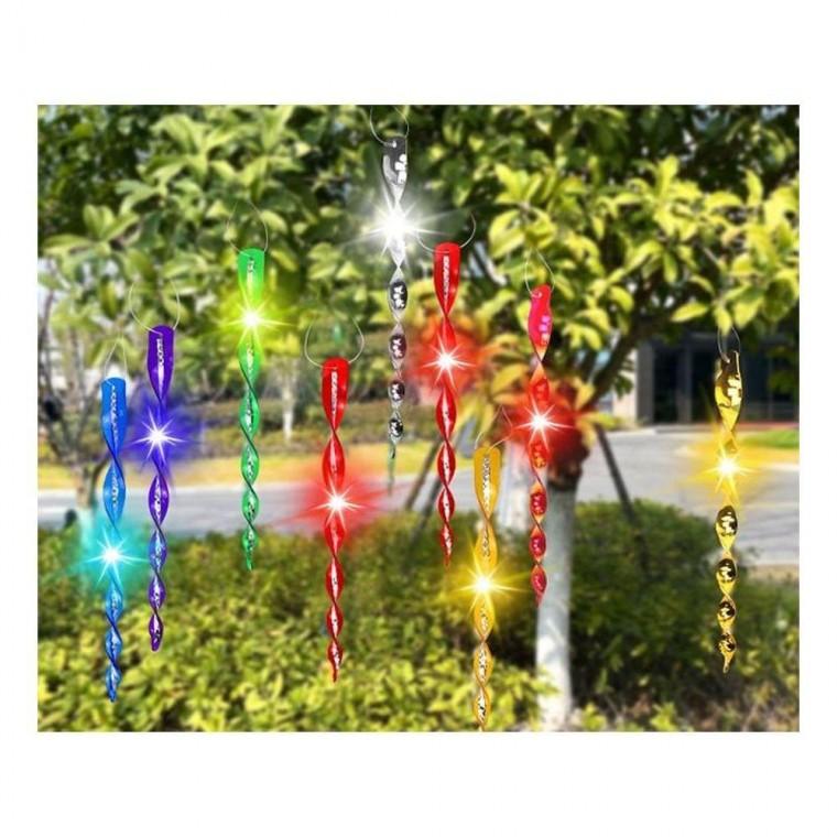 조류퇴치 반사 회전막대 10p 과수원 새몰이 50cm