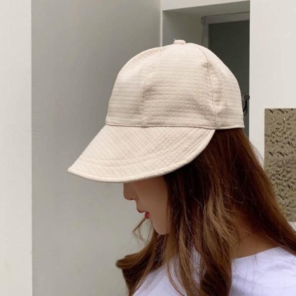 와플 벙거지 캐주얼 빈티지 패턴 모자