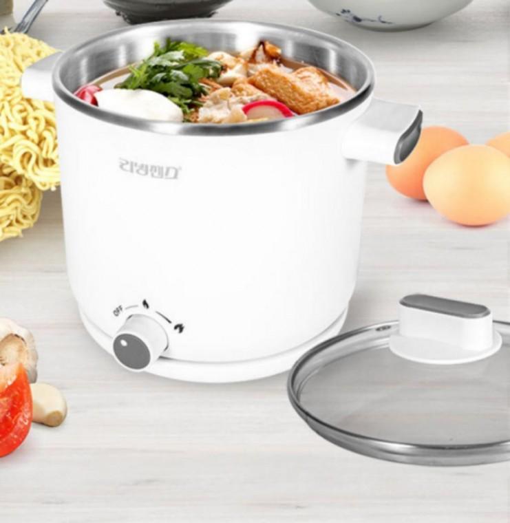 라면포트 리빙센스 전기냄비 전기쿠커 1.5L 라면포트 멀티 전기 쿠커