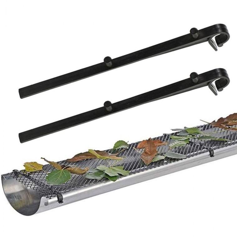 낙엽 차단 그물망 고정 지지대 100P 전원주택 팬션 청소 가을 준비 방지 나뭇잎 마당