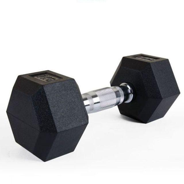 고무 아령 근력 운동 스쿼트 홈트 헬스 기구 10kg 바벨 덤벨
