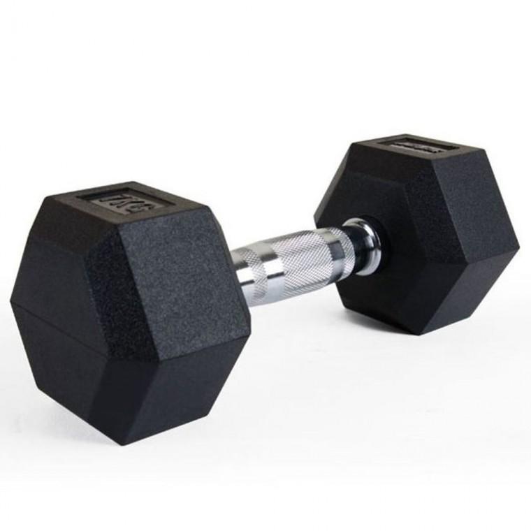 고무 아령 근력 운동 스쿼트 홈트 헬스 기구 18kg 바벨 덤벨