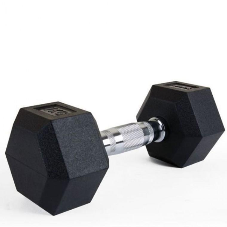 고무 아령 근력 운동 스쿼트 홈트 헬스 기구 20kg 바벨 덤벨