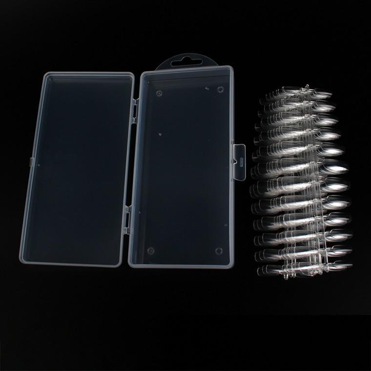 SDaD 투명 네일 연장 인조 손톱 말캉 팁 120pcs