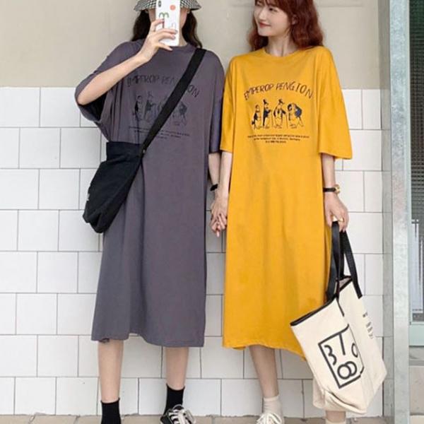 간편 여성 외출복 밑단 트임 롱기장 예쁜 원피스