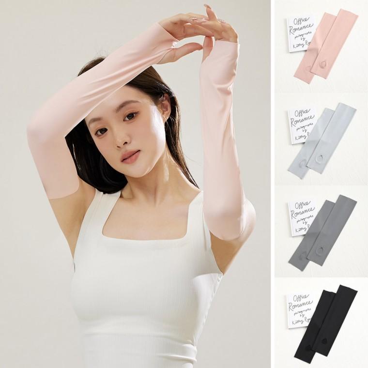 뜨거운 햇빛 차단 무봉재 심리스 남여공용 쿨 토시
