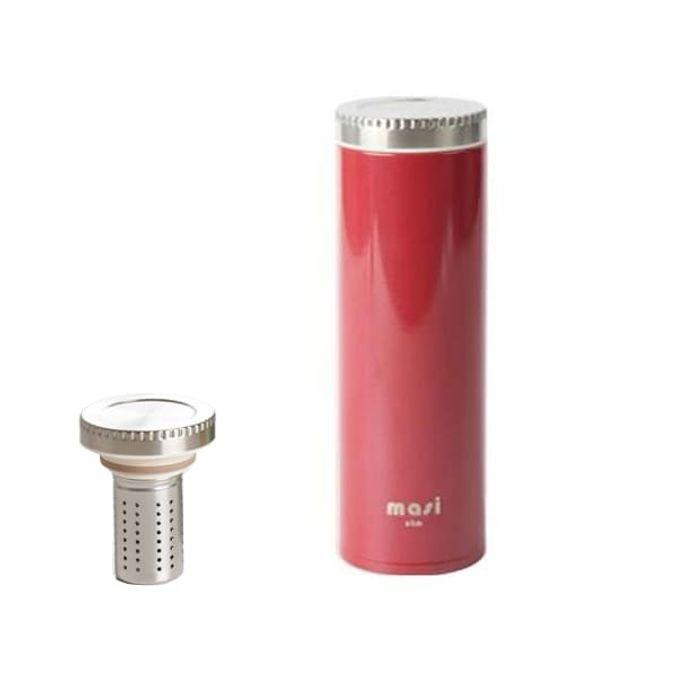 마시 텀블러 차망 보온 보냉 휴대용 보틀 레드 300ML