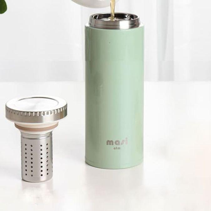 마시 텀블러 차망 보온 보냉 휴대용 보틀 그린 200ML