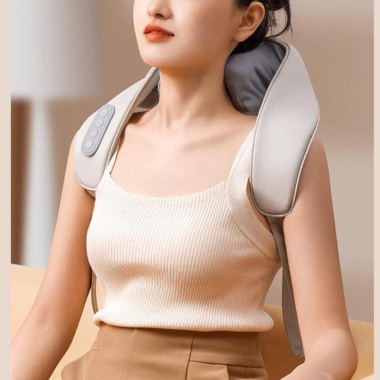 스마트 바이오닉 목 뭉친 어깨 승모근 온열 마사지 근육이완 지압 안마기 어버이날 부모님 선물