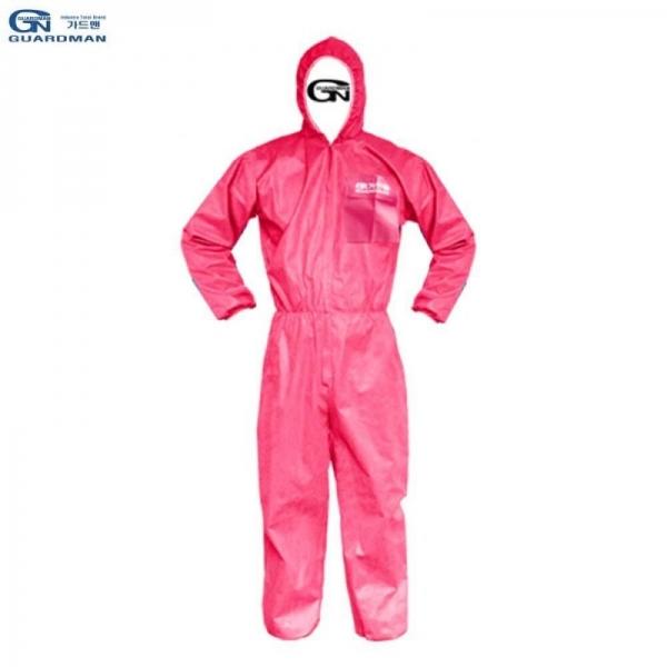 가드맨 PP 원피스 작업복 2XL 1EA 핑크색