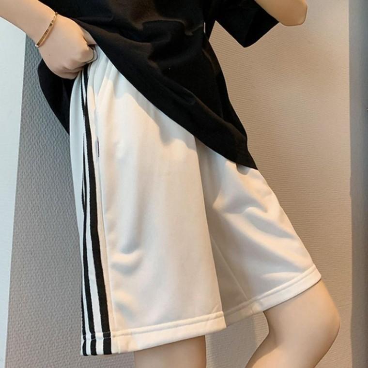 캐주얼 이지 스포츠 5부 헬스 팬츠 반바지 트레이닝 트레이닝 여자 추리닝 여름
