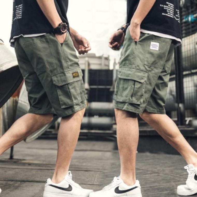 밴딩반바지 카고팬츠 7부바지 캐주얼반바지 반바지 트레이닝 남성바지 팬츠 여름
