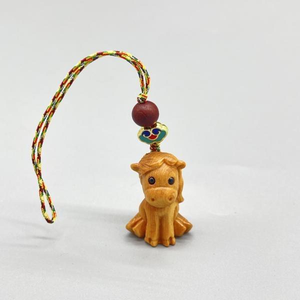 말 키링 핸드폰줄 키홀더 행운 선물용 판촉용