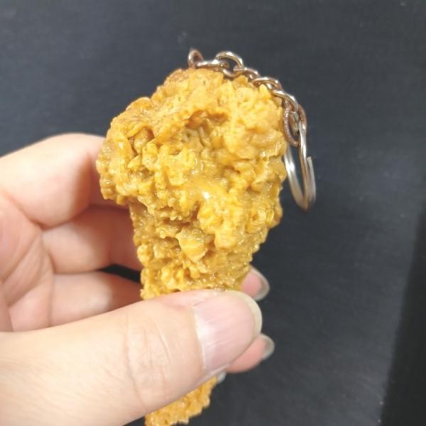 음식 모형 프라이드 치킨 닭다리 닭날개 키링 복날
