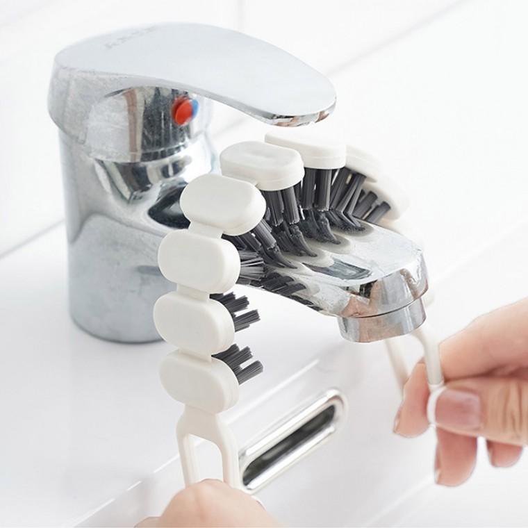 U자 틈새 브러쉬 욕실 주방 곡선 청소 솔 M12559