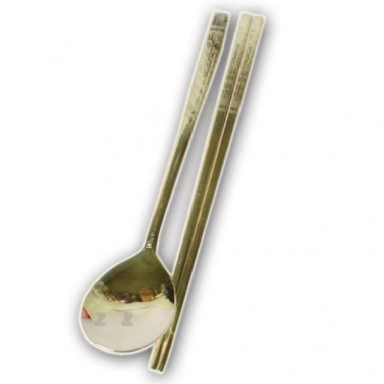 수저세트 스텐 티타늄 젓가락 숟가락 세트 고급 1P