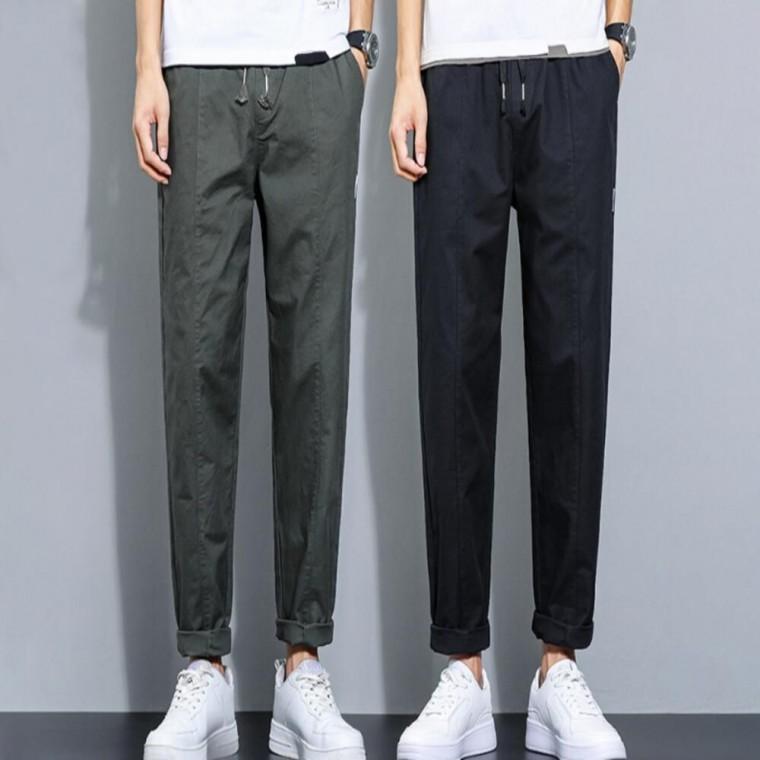 허리밴딩 편안한 착용감 베이직 컬러 데일리 남성팬츠