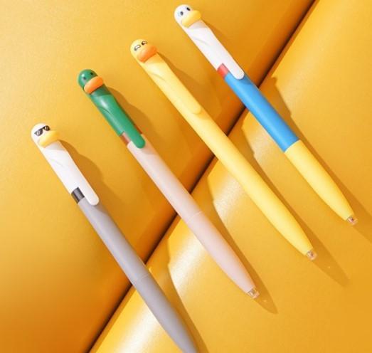 오리모양 캐릭터 퓨어 볼펜 0.5mm(랜덤발송)