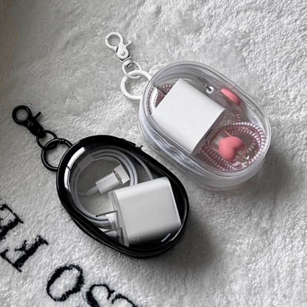 미니미 포켓 키링 투명파우치 2color   파우치 미니파우치 PVC파우치