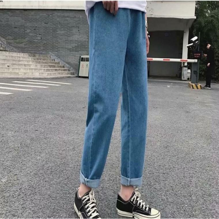 코디하기 편한 허리 밴딩 남성 캐주얼 중청 데님 팬츠