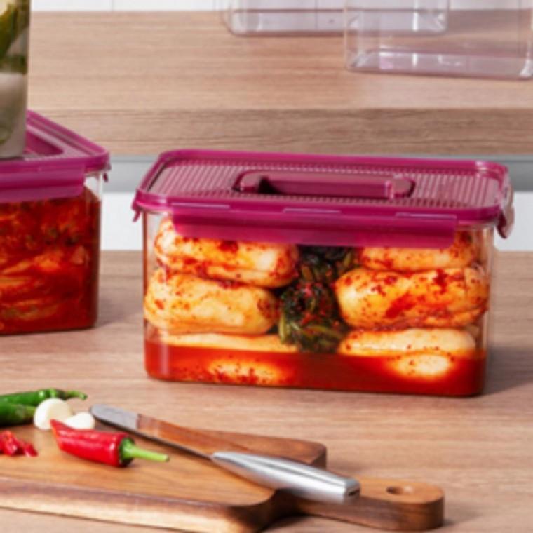 플라스틱 밀폐용기 김치통 반찬통 7L