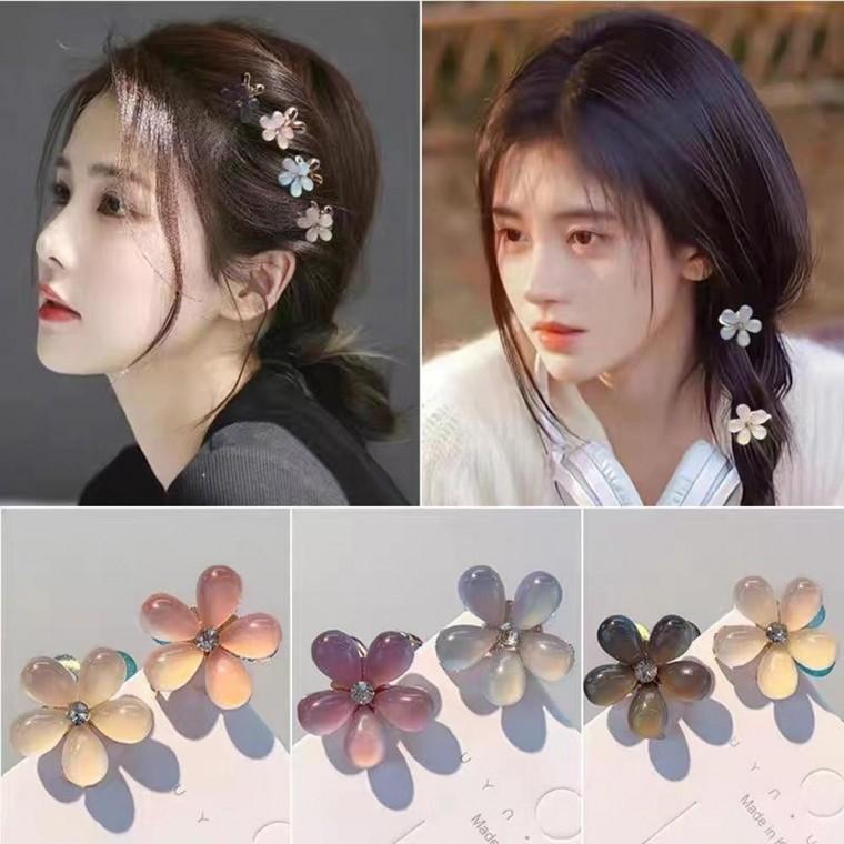 방울꽃 미니 집게핀 쁘띠 헤어 앞머리 헤어핀 고정 포인트 집게삔